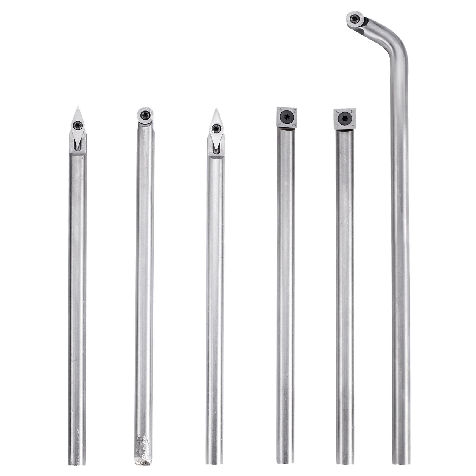 Holzdrehbank Drehwerkzeuge Für Drehmaschinen 6pc Drehmeißel Hartmetall Holz Hand