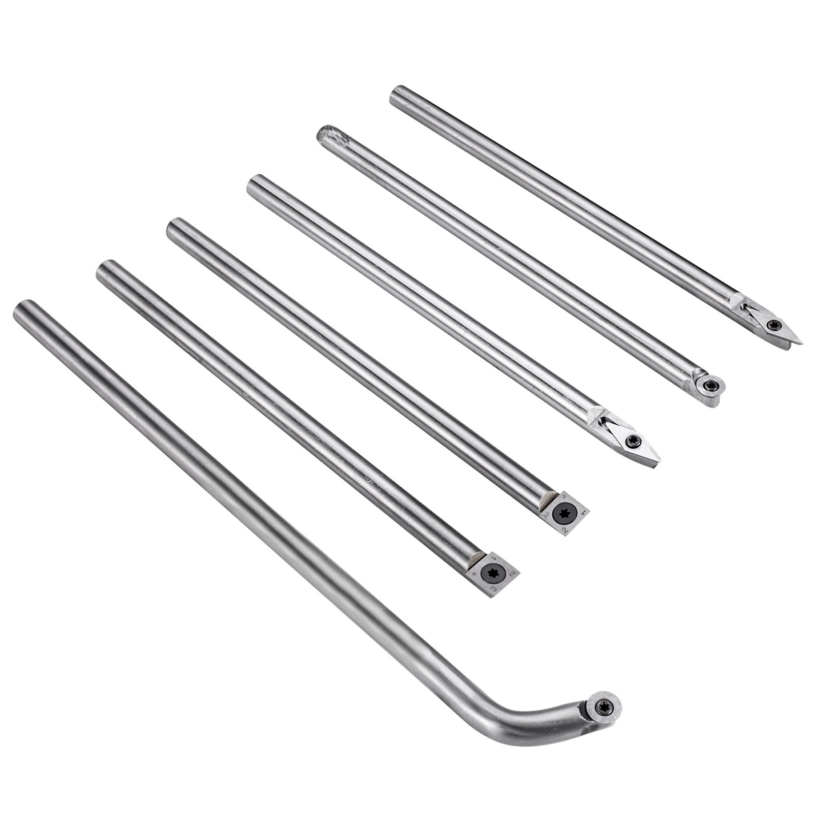 Holzdrehbank Drehwerkzeuge Für Drehmaschinen 6pc Drehmeißel Hartmetall Holz Hand