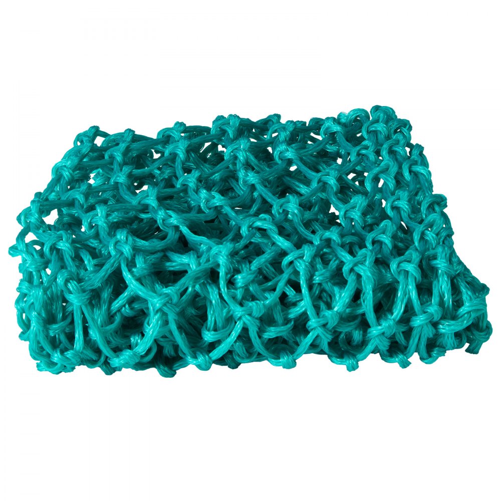VEVOR Heunetze, 4er-Pack, 0,9 m Ausziehlänge, 38x38 mm Maschenweite, Heusack PE-Material, mit vier Karabinerhaken, zum langsamen Aufhängen & Fressen von Heu für Pferde, Schafe, Rinder, Alpakas usw.