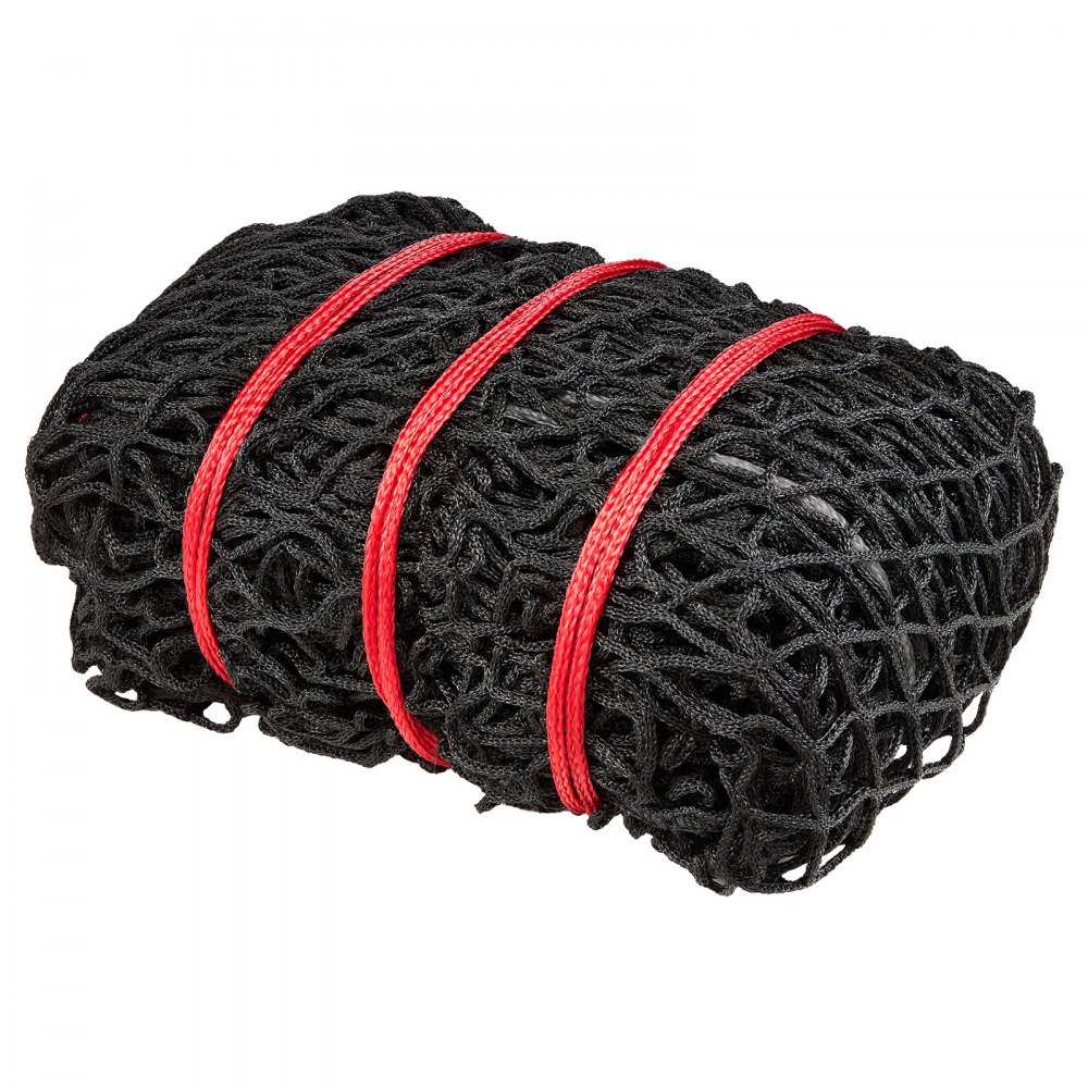 VEVOR Rundballen-Heunetz, 1,8x1,8x1,8 m, 42x42 mm Maschenweite, PE-Material, knotenloses Design, mit Kabelbindern, Nadelschiffchen, Reparaturschnur & Aufbewahrungsbeutel, Futtersparnetz für Pferde