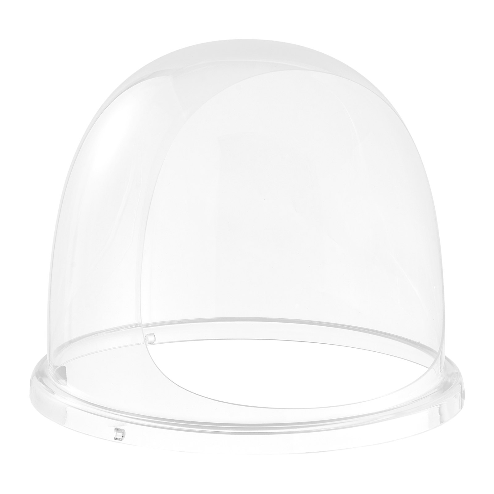 VEVOR Zuckerwattemaschinen-Abdeckung, transparente Acrylkuppel, Blasenabdeckung kompatibel mit 15 Zoll Zuckerwattemaschinen-Schüssel für Partys Geschäfte Bodenrillen-Design