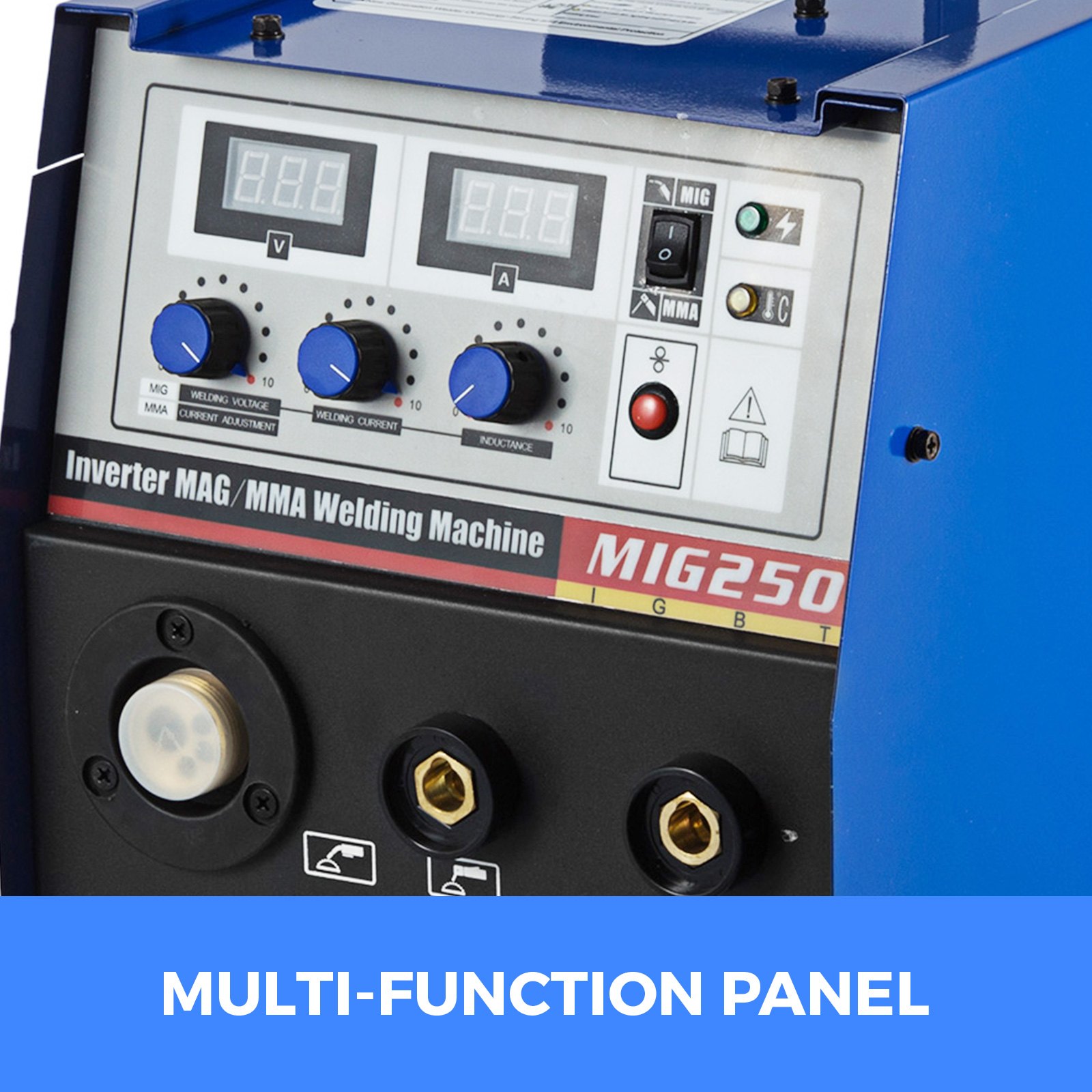 Mig 250 A Schutzgas Inverter Schweißgerät Mig Mag + E-hand Igbt 250amp 230v
