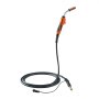 VEVOR 250-A-MIG-Schweißpistole mit 4,6 m langem Kabel, Schweißbrenner kompatibel mit Millermatic 200, 210, 212, 250, 250X, 251, 252 Schweißgeräten, geeignet für Schweißdrähte von 0,0762/0,0889/0,1143 cm