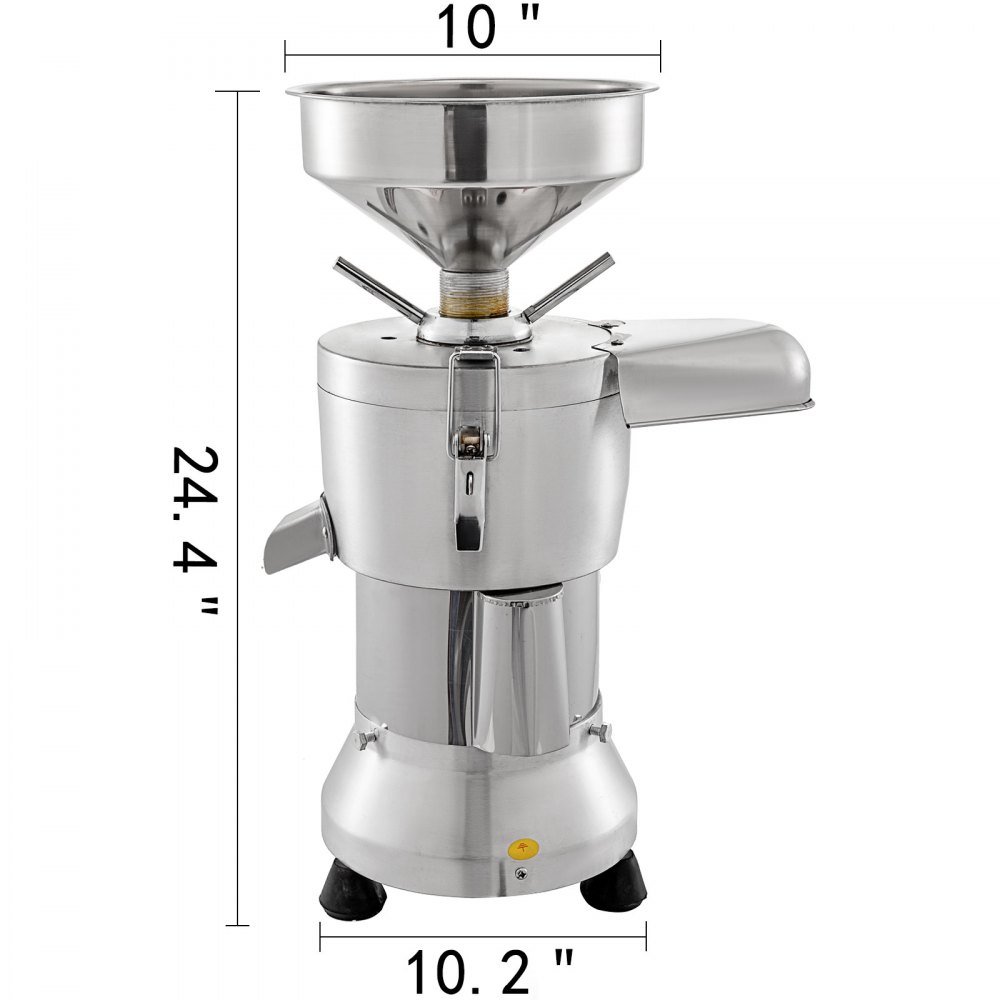 Sojamilch Maker 1100W Sojamilchbereiter Edelstahl kommerziell für Sojamilch Tofu Suppen