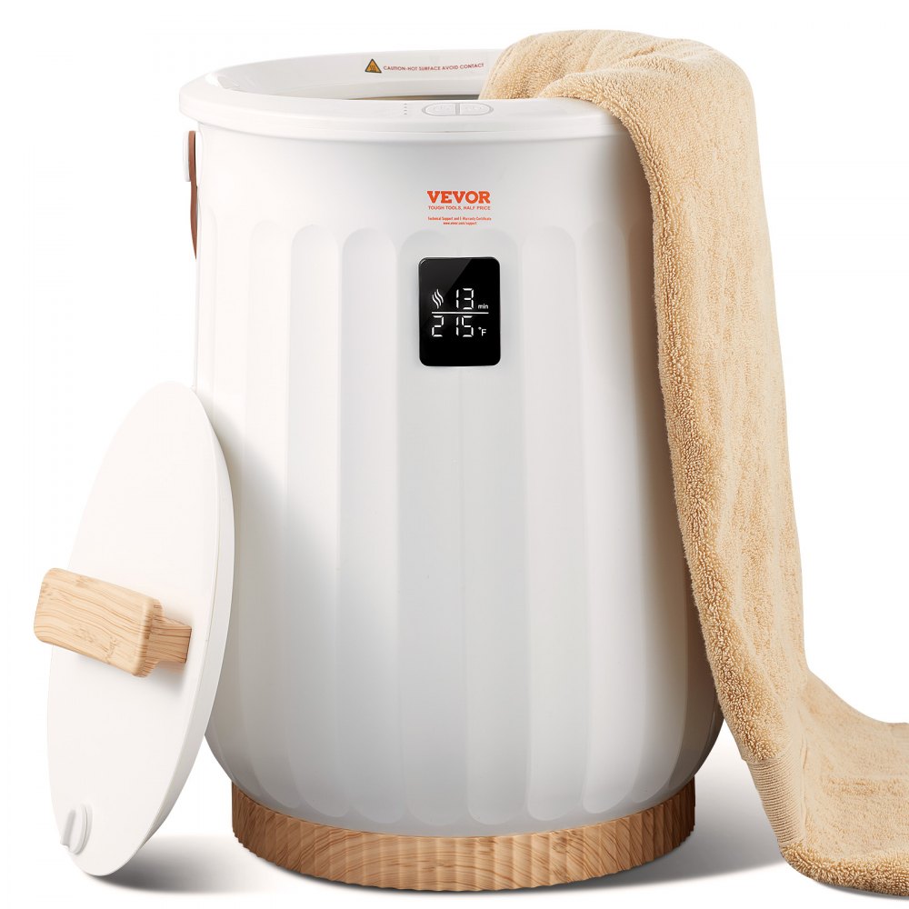 VEVOR Handtuchwärmer Eimer 20L Elektrisch Bucket Style mit LED-Display und Kindersicherung Handtuch Wärmegerät 417W Handtuchwärmer Elektrisch Ideal zum Wärmen von Handtücher Bademäntel Decken