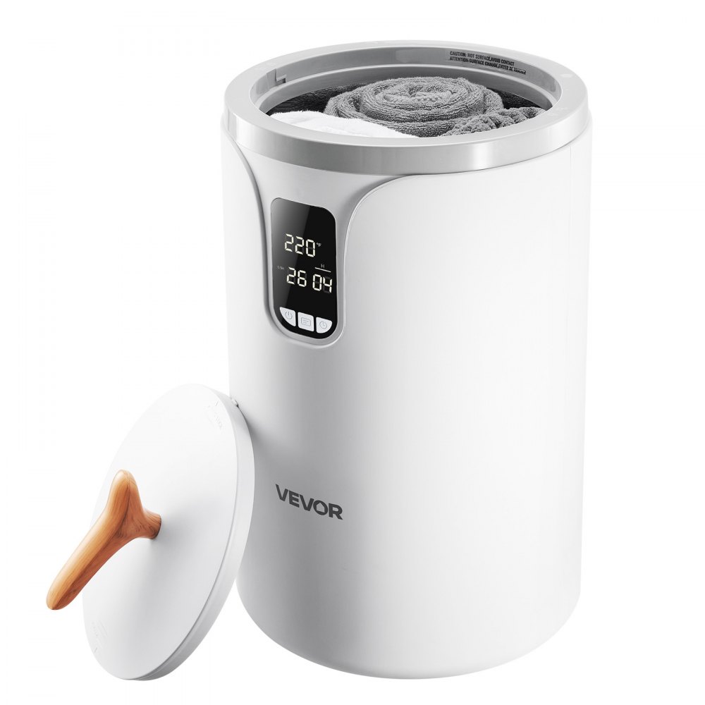VEVOR Handtuchwärmer Eimer Wärmegerät 20 L mit LED-Anzeige & Einstellung (Timer & Temperatur) & Sicherheitsschloss, Towel Warmer für Badezimmer Waschküche Boden, zum Wärmen von Decken, Pyjamas