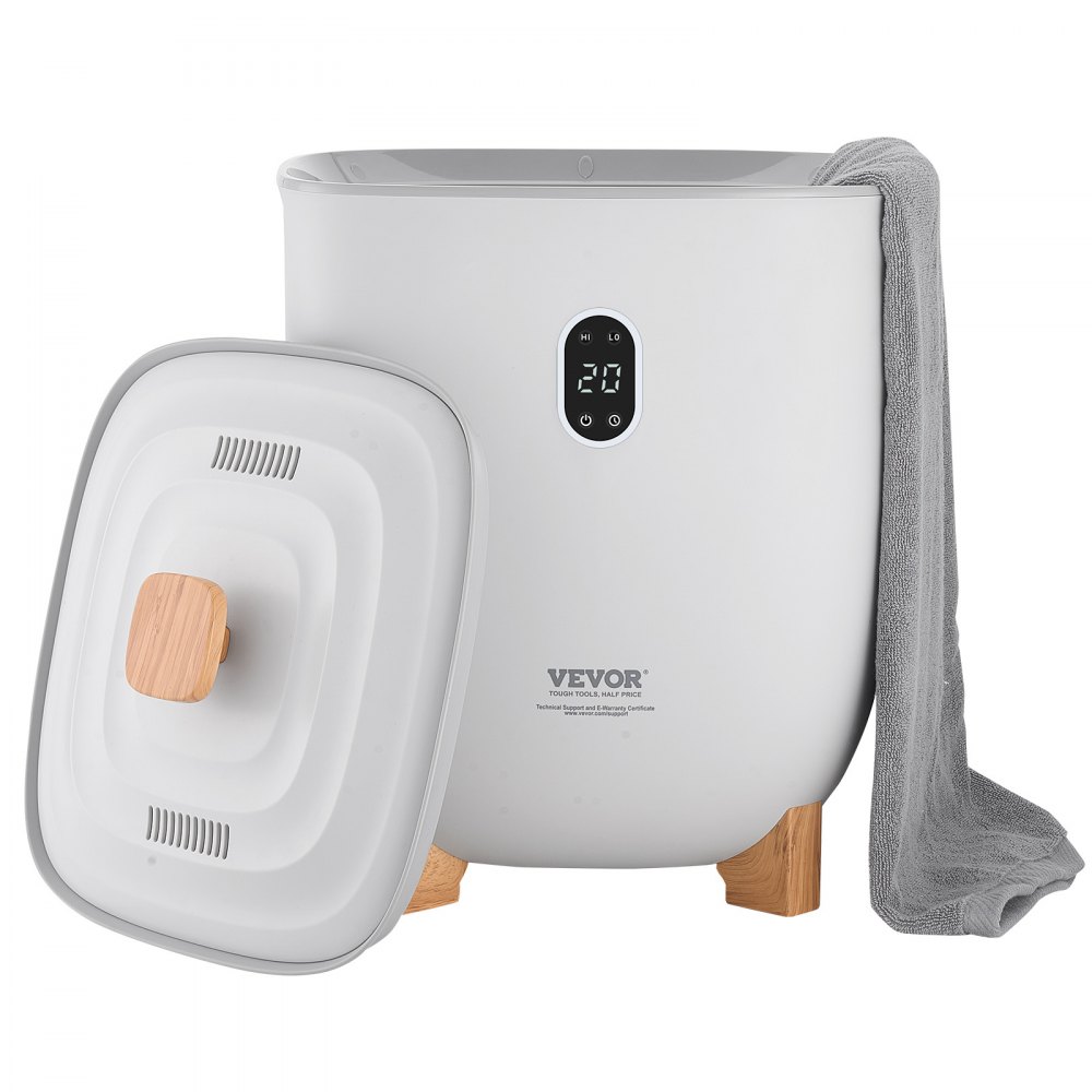 VEVOR Handtuchwärmer Eimer Wärmegerät 25 L mit LED-Anzeige & Einstellung (Timer & Temperatur) & automatischer Abschaltung, Towel Warmer für Badezimmer Waschküche, zum Erwärmen von Handtüchern