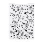 VEVOR Prägeschablonen, 15 Stk. 105x148 mm Prägefolder, Embossing Folder für VEVOR Stanz- & Prägemaschinen, Geprägte Schablonen aus PP-Kunststoff für Scrapbooking & Kartenherstellung