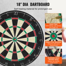 VEVOR Dartschrank Set Offizielle Dartscheibe MDF Darts 45x3,8cm Dartboard