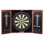 VEVOR Dartschrank Set Offizielle Dartscheibe MDF Darts 45x3,8cm 6 Dartpfeile