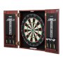 VEVOR Dartboard- und Schrankset Dartboard-Schrank in offizieller Größe, Dartscheibe 45 x 3,8 cm versteckbarer Dartschrank mit Stahlspitzen, komplett mit sämtlichem Zubehör, für Cricket-Spiele