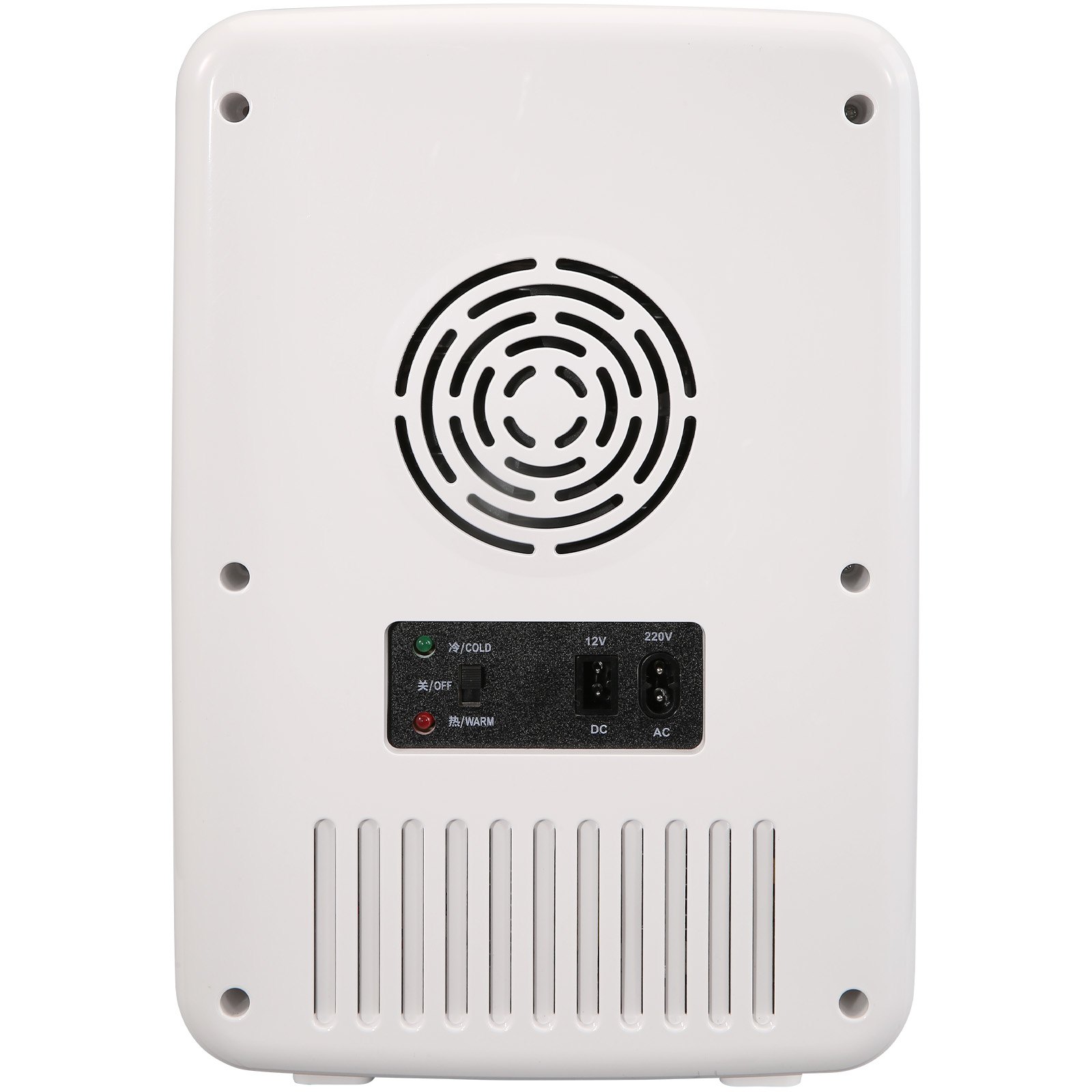 VEVOR 10 L / 12 Dosen Mini Kühlschrank, 2 in 1 Kleiner Kühlschrank Kühl- und Heizfunktion, Schloss Kompakter Getränkekühlschrank 9 V DC / 220 V AC für Büros und Schlafsäle, Getränke, Kosmetik, Schwarz