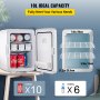 VEVOR Mini Kühlschrank, 48W Minibar Kühlschrank, 38dB ABS Mini Gefrierschrank, Kühlschrank Klein, Flaschenkühlschrank, Kleiner Kühlschrank, Minikühlschrank Lautlos Kühlschrank Mini Kühlschrank Günstig