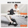 VEVOR Pedaltrainer Beintrainer Heimtrainer für Arm-/Beintraining, Pedaltrainer mit mehrstufigem Widerstand für Training, tragbarer Fahrrad-Pedaltrainer mit LCD-Display & rutschfester Matte