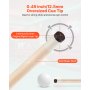 VEVOR Billardqueue 4 Stk. (1473,2 mm / 510/538/566/595 g) aus kanadischem Ahornholz mit ABS-Verbindungsring, Billardstock geeignet für Bar Zuhause Büro Amerikanisches 9-Ball-Spiel, pool cue