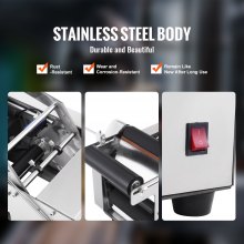 VEVOR Halbautomatischer MT-50 Flaschen Etikettiermaschine Etikettenapplikator