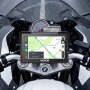 VEVOR Motorrad-Navi 7 Zoll mit Apple CarPlay und Android Auto Kabellos, für BMW-Motorräder, GPS-Navigation mit Dual-Bluetooth, IP67, Fester Clip-On-Montage und Siri/Google-Sprachassistent, Schwarz