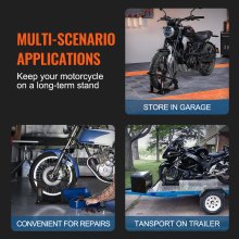 VEVOR Motorrad-Reifenkeil-Nest-Halterung, abnehmbar, verstellbar, universell