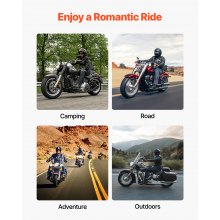 VEVOR Motorrad-Rückenlehne Sissy Bar für Harley-Davidson Touring Street 31cm