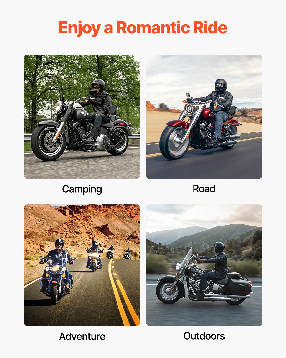 VEVOR Motorrad Rückenlehne Sissybar kompatibel mit Harley-Davidson Touring Street Glide Road Glide Road King, 31 cm hohe abnehmbare Fahrer-Rückenlehne für Motorräder, schwarz