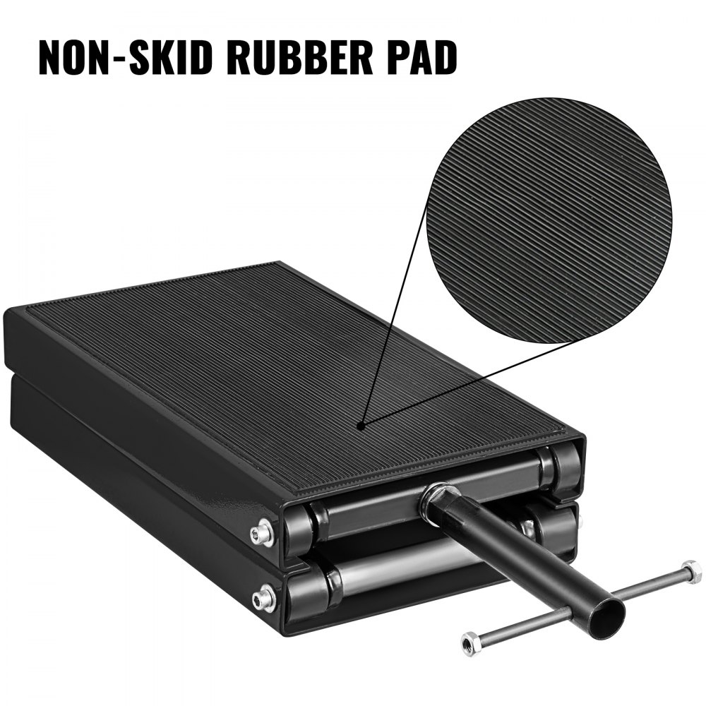 VEVOR 500 KG Motorrad Hebebühne Montage Ständer Schwarz,360 x 220 mm manueller Motorrad Hebebühne Scherenheber, 1100 Pfund Montageständer Motorrad,klappbar Stahl Motorrad Guad Hebebühne mit Zubehör