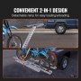 VEVOR Motorradträger, Roller, Dirt Bike, Anhängerkupplung, 600 lbs, Gepäckträger, Rampenschlepper