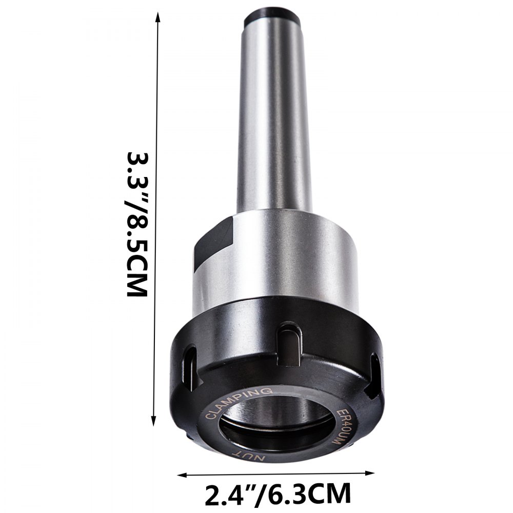 Vevor Spannzangen Set Mt3-er40 Werkzeughalter 23 Stk. Spannzangenfutter 3-25mm