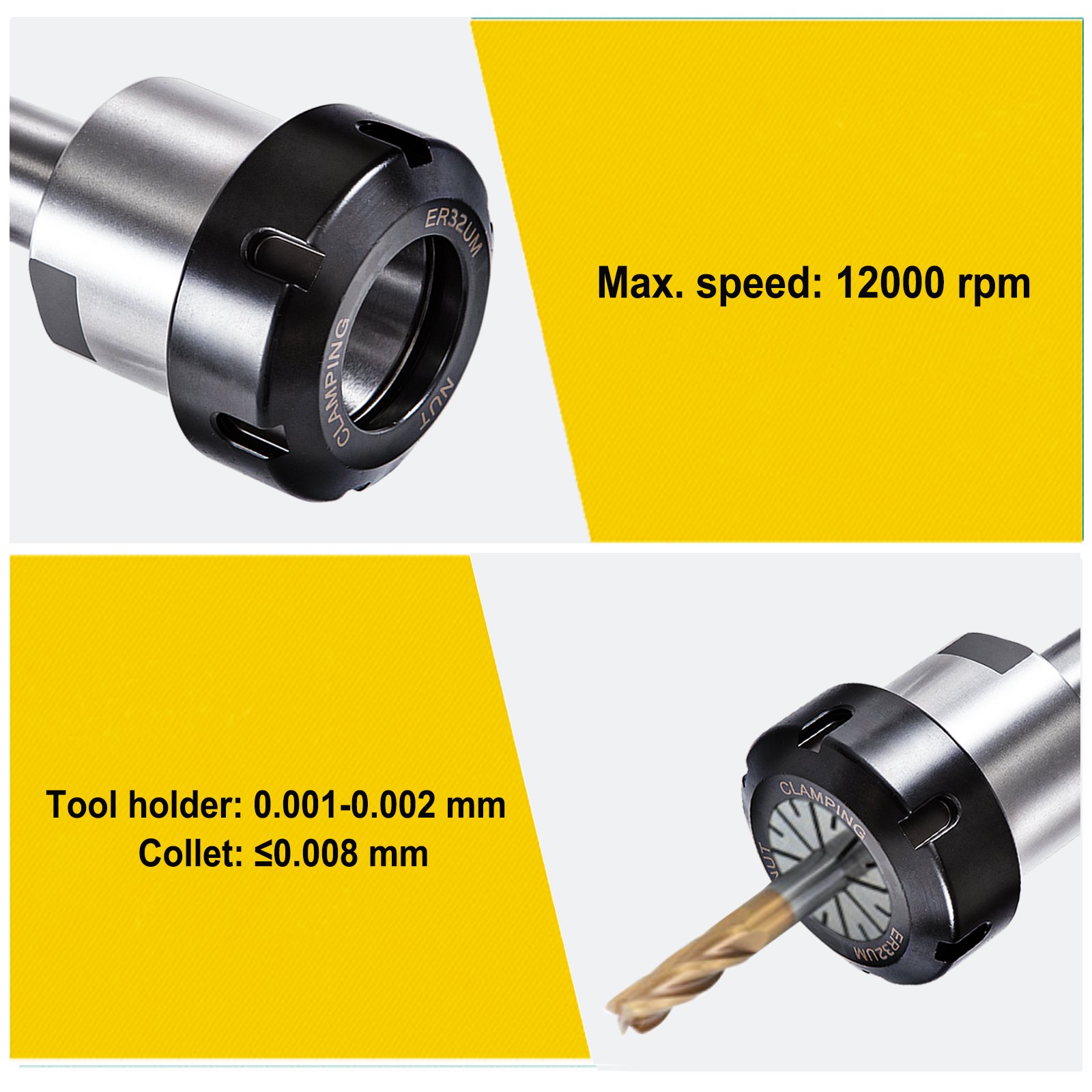 Vevor Spannzangenfutter Mt3 1 Stk Spannzangen Set Werkzeughalter 18 3-20mm Cnc