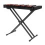 VEVOR Glockenspiel, 32 Noten, professionelles Xylophon-Schlaginstrument aus Holz, mit höhenverstellbarem Ständer aus Kohlenstoffstahl, 4 Schlägeln, Tragetasche, Musikinstrumenten-Set für Anfänger