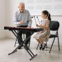 VEVOR Glockenspiel, 37 Noten, professionelles Xylophon-Schlaginstrument aus Holz, mit höhenverstellbarem Ständer aus Kohlenstoffstahl, 4 Schlägeln, Tragetasche, Musikinstrumenten-Set für Anfänger