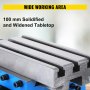 VEVOR MX-75 multifunktions Fräs-Arbeitstisch 185 x 100 mm Fräsen Arbeitstisch X 80 mm Y 75 mm Kreuztisch Tischbohrmaschine für Bohr- und Fräsmaschinen (MX-75)
