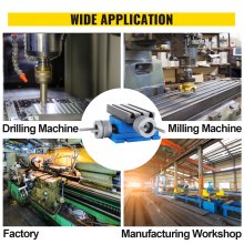 VEVOR MX-75 multifunktional Fräs-Arbeitstisch 185 x 100 mm Fräsen Arbeitstisch X 80 mm Y 75 mm Kreuztisch Tischbohrmaschine für Bohr- und
