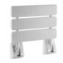 VEVOR Klappbarer Duschsitz zur Wandmontage (32 x 34 cm Sitzfläche), Wandklappstuhl mit Aluminiumrahmen, Duschsitz (100 kg Belastbar) für Erwachsene & Senioren, Geeignet für Badezimmer & Flur, Weiß