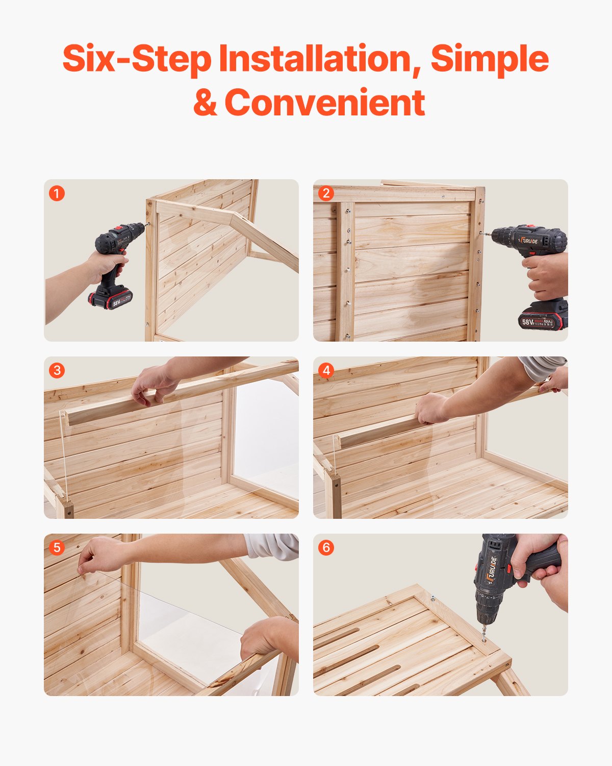VEVOR Hamsterkäfig aus Holz, Hamsterhabitat mit 270°-Sicht, 81,3x40,6x40,6 cm, Zwerghamsterkäfig mit zu öffnender Oberseite, Kleintierkäfig, Mäusekäfig für Rennmäuse, Ratten, Meerschweinchen, Mäuse