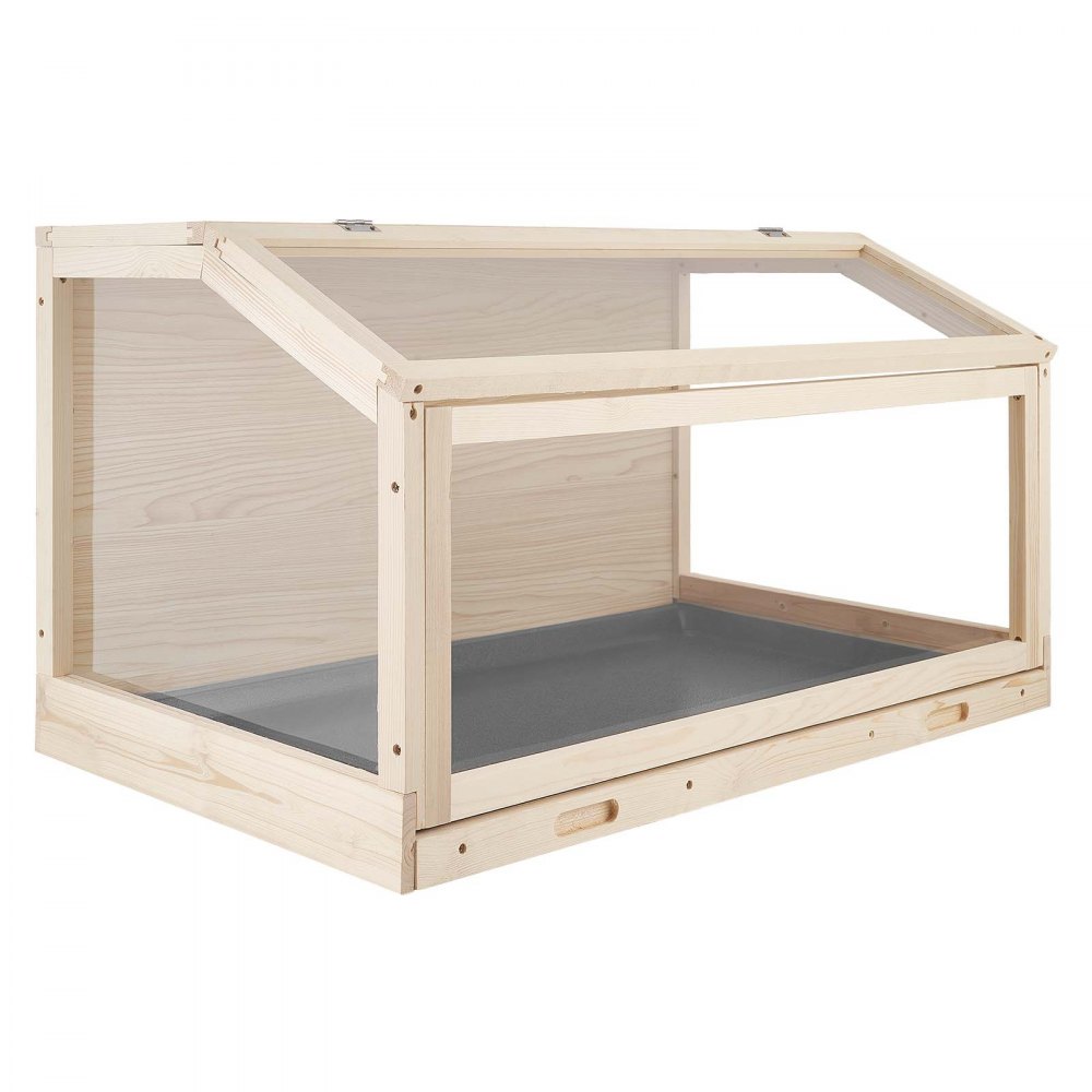 VEVOR Hamsterkäfig Nagerkäfig Nagarium Hamstergehege Holz 1000x520x505 mm, 270°-Sichtfenster Nagersicherer mit Deckel Belüftung für Goldhamster Zwerghamster Meerschweinchen Rennmäuse