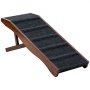 VEVOR Hunderampe Holz 89 cm Haustierrampe Einstiegshilfe 32-42 cm Faltbar, für Kleine & Ältere Hunde zum Hochklettern auf Sofa & Couch, bis 90,7 kg Belastbar, mit Rutschfester Filzoberfläche & Griff