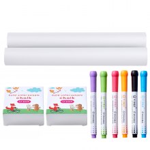 VEVOR Staffelei-Zubehör-Set, Kreide & Marker & Papierrollen, 32-teilig, für Standstaffelei