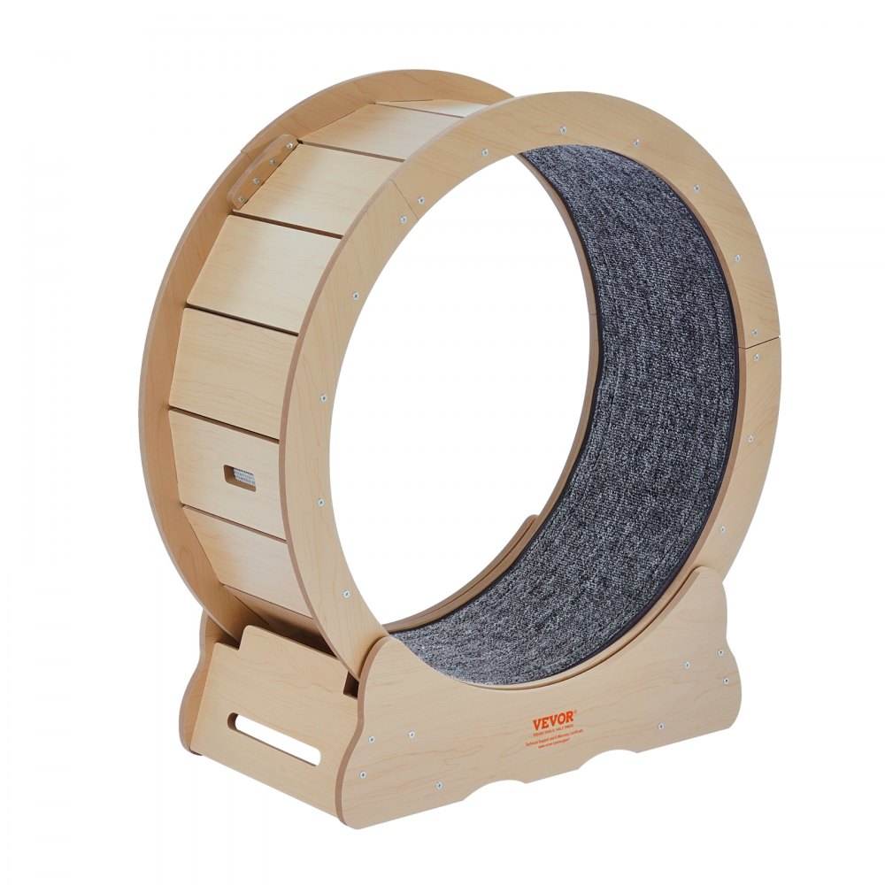 VEVOR Katzenlaufrad, 750 mm, Katzenlaufband für den Innenbereich, mit abnehmbarem Laufband, Katzen-Teaser zum Laufen, Gehen, Training, Laufrad Katzen, geeignet für die meisten Katzen bis zu 3,6 kg