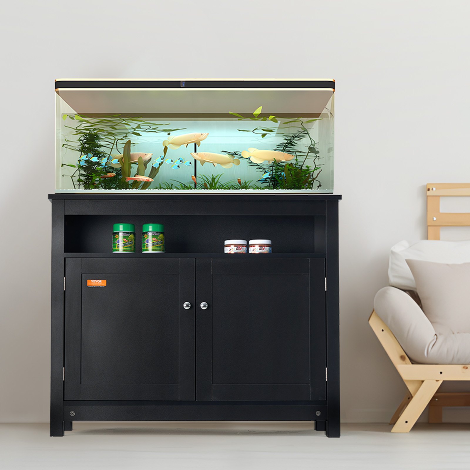 VEVOR Aquariumständer, 40 Gallonen, Fischtankständer, 36,5 x 15,7 x 30 Zoll, MDF, 335 lbs