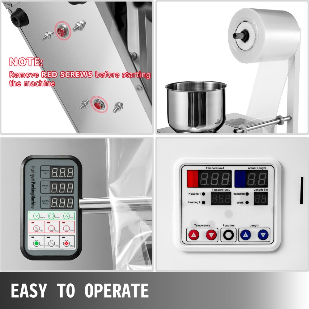 1-50g Automatisch Abfüllmaschine Dichmaschine Puderteilchen Getreide Partikel