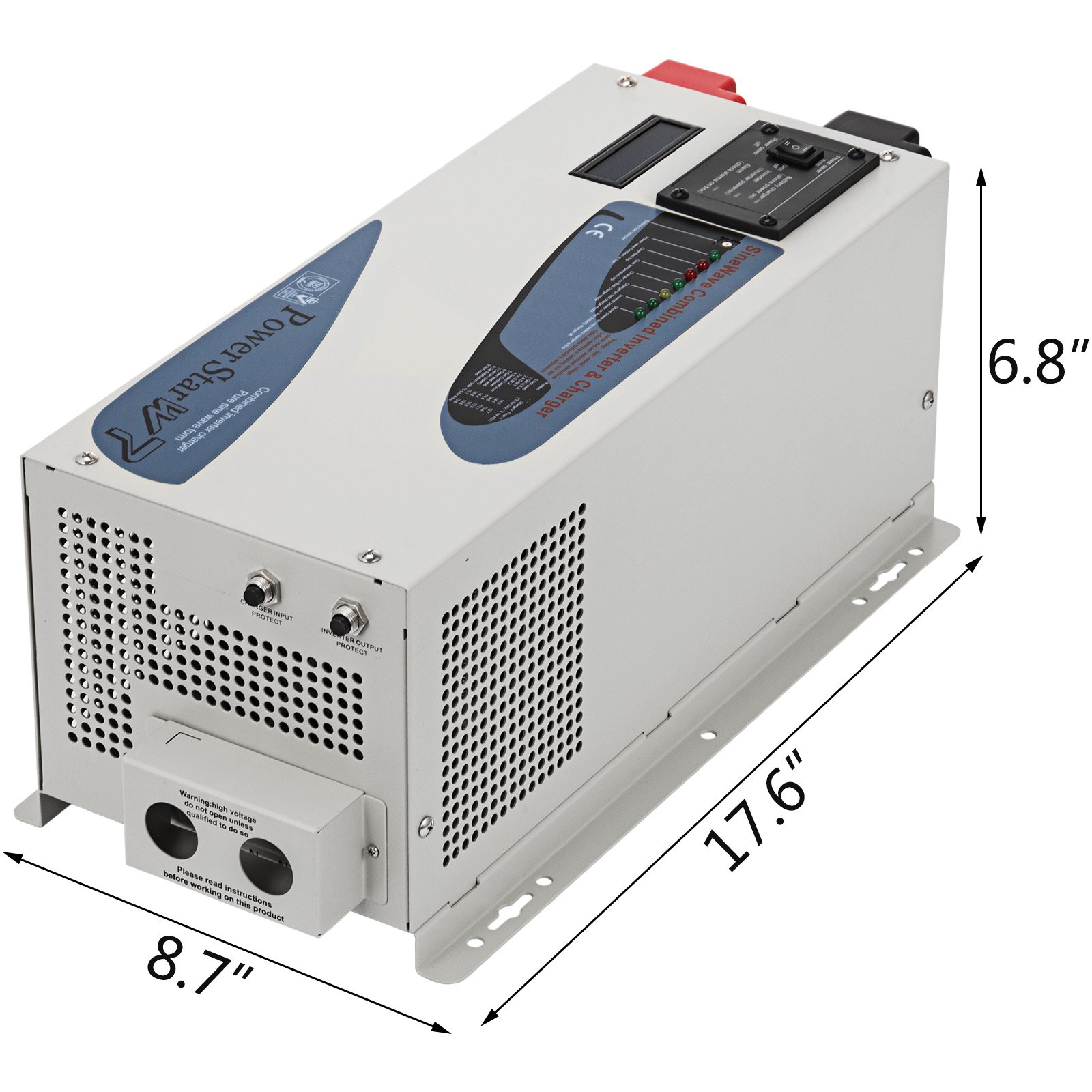 Inselwechselrichter Wechselrichter Lcd Spannungswandler Kaltstart 2kw 12v