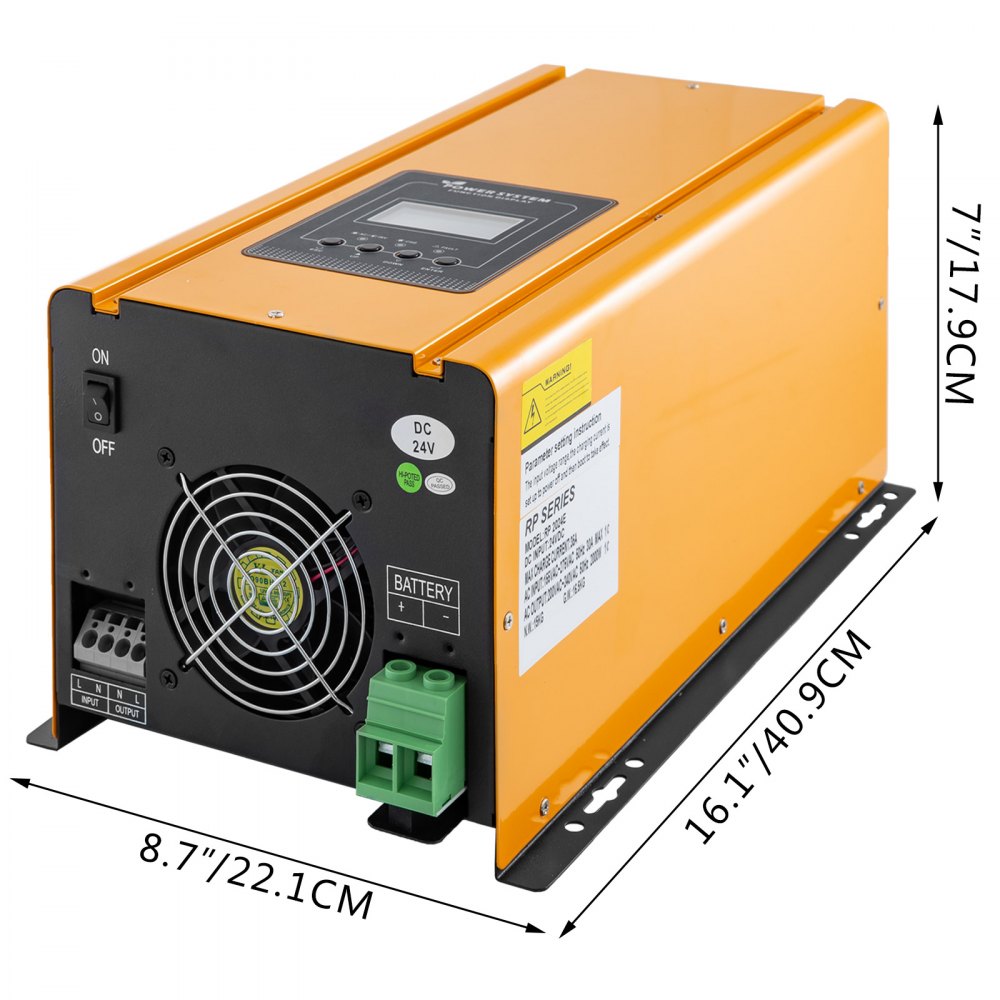 Wechselrichter Mppt Hybrid Solar Off-grid-wechselrichter Lcd 2kw 24v