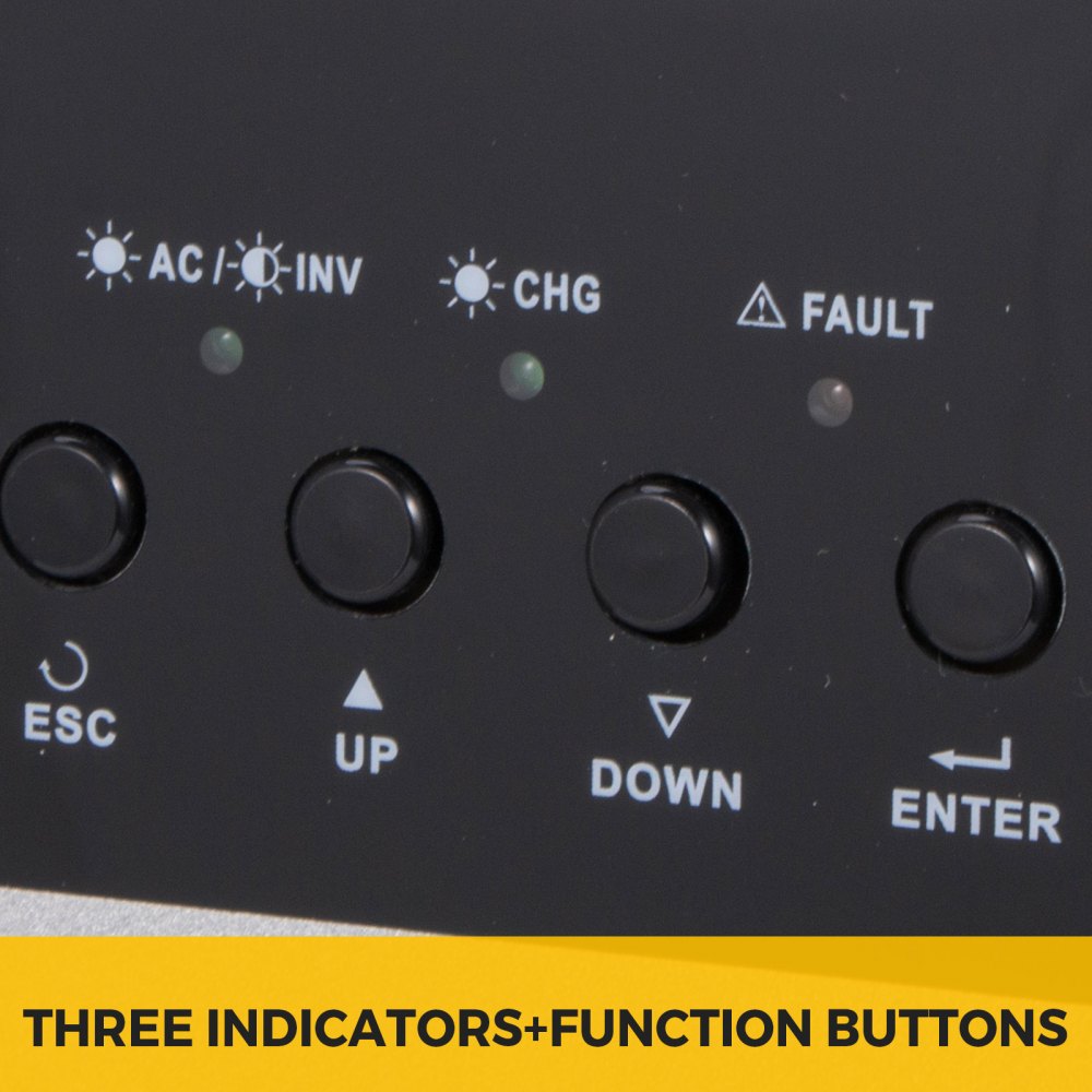 5kva Pwm 48v Solar Munltifunktionale Pwm Wechselrichter Reine Sinuswelle