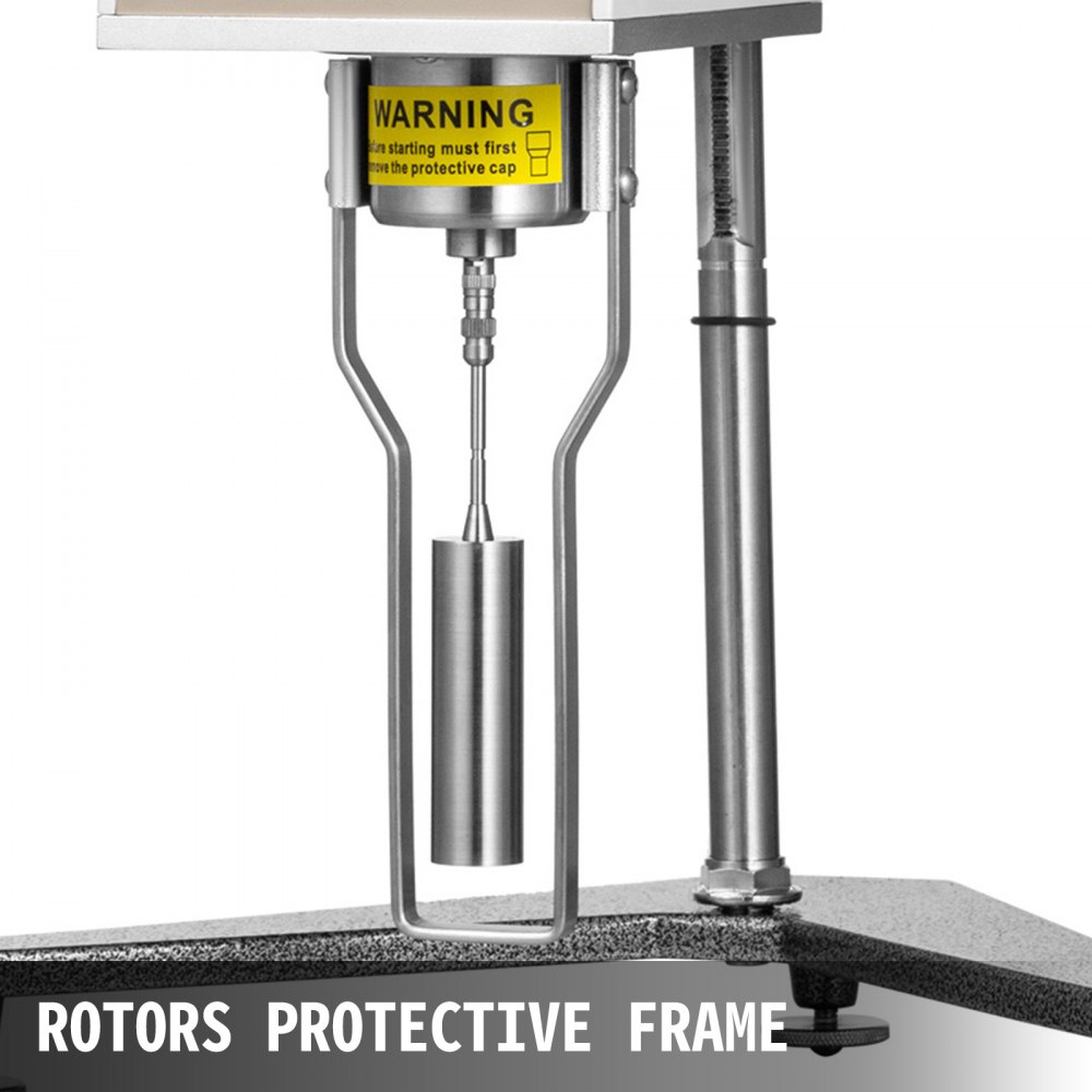 VEVOR Viskosimeter NDJ-5S Digitales Rotationsviskosimeter 1-100000 mPa.s Viscometer Messen der absoluten Viskosität von Newtonscher Flüssigkeit in der Pharmazie und in der Klebstoffkosmetik