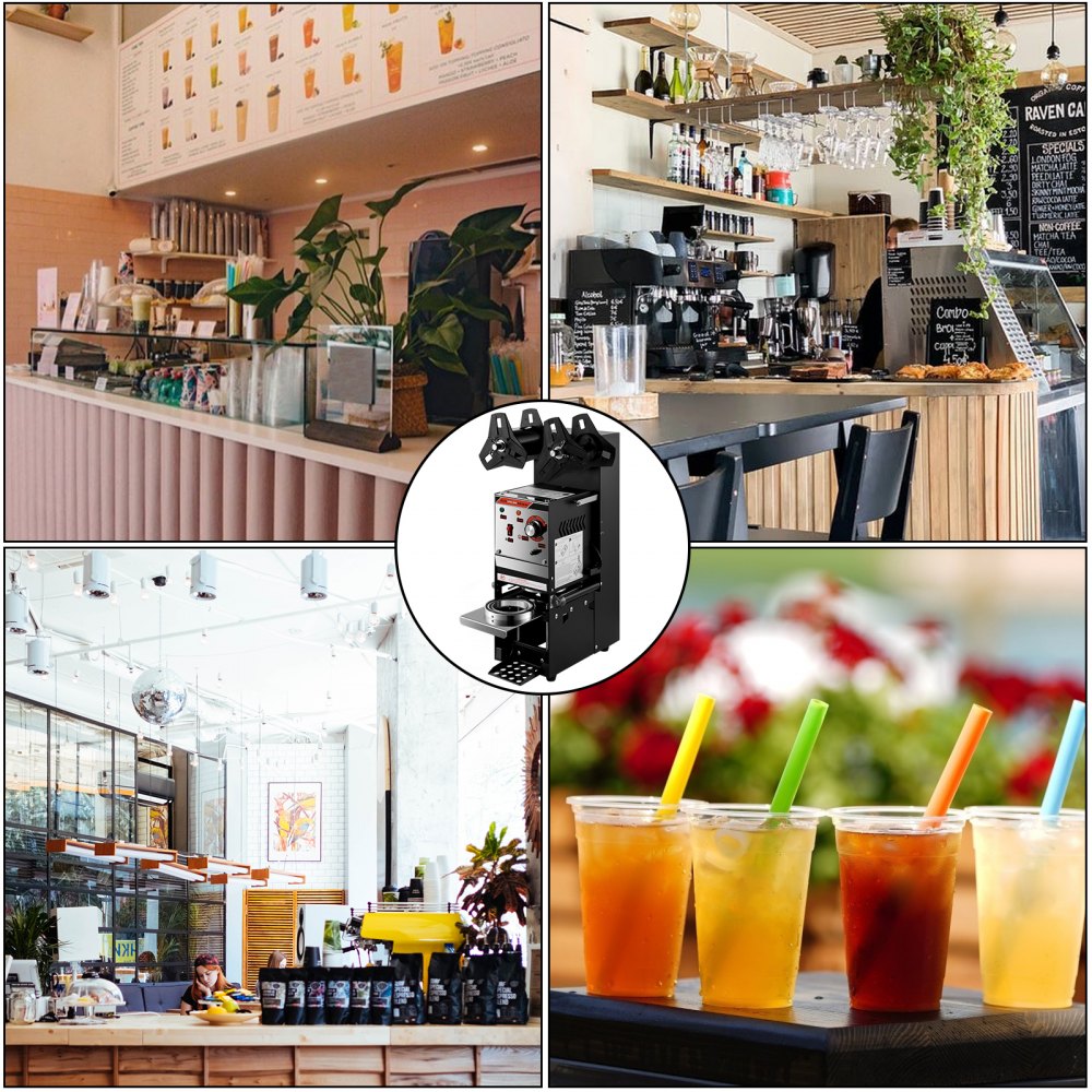 Vevor Milchtee Elektrische Versiegelung Versiegelungsmaschine Sealer Maschine