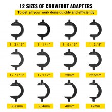 VEVOR Spurstangen-Werkzeugsatz Spurstangenentfernung 13-teilig 1,27 cm Autozubehör