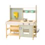 VEVOR Matschküche Kinderküche Spielküche Holzspielzeug mit Zubehör 890x990x380mm