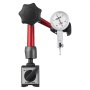 VEVOR Dial Test Indicator with Universal Magnetic Base and Storage Case, 0.01 mm Accuracy, 0-0.76 mm Range, Micro Ball Handle for Narrow Area Measurement, Industrial Machining & Inspection