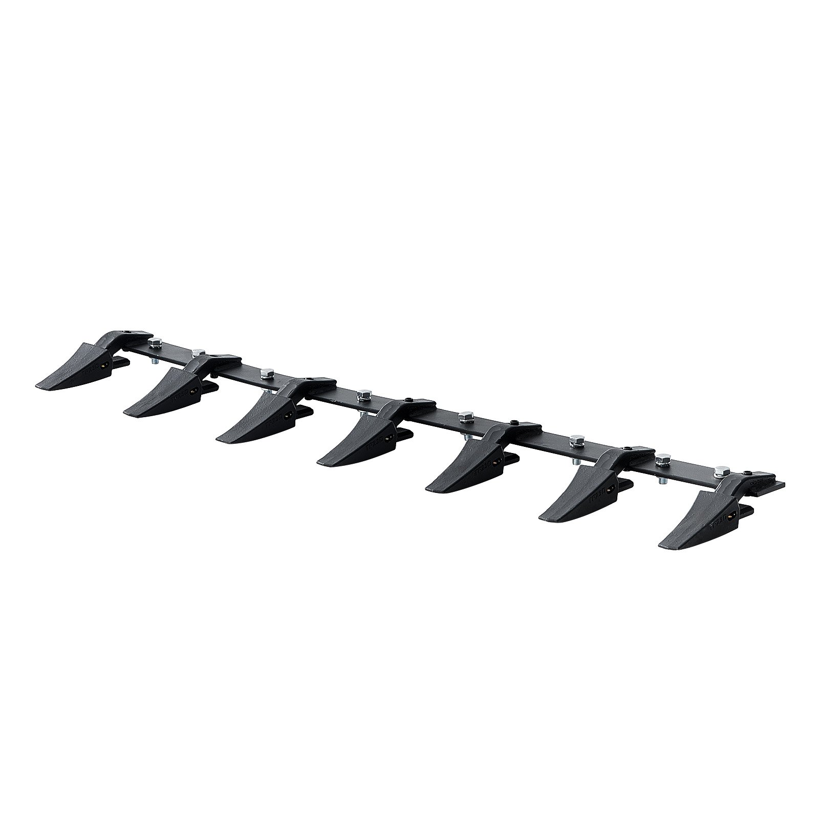 VEVOR Schaufelzahnstange, 60 Zoll, Hochleistungs-Traktorschaufel, 7-Zahn-Schiene für Lader, Traktor, Kompaktlader, 2096 kg Tragkraft, Anschraubdesign, für effiziente Bodenausgrabung und Schaufelschutz