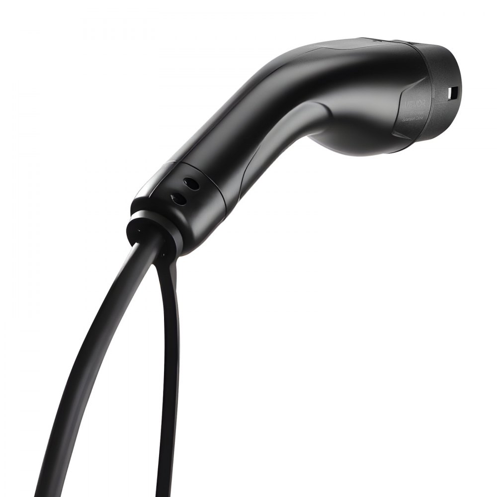 VEVOR EV Ladekabel, 16 A, 7 m, max. 11 kW, Verlängerungskabel, kompatibel mit Typ-2-Ladegeräten für Elektrofahrzeuge, 3-Phasen-Wechselstrom, 480 V, 50 Hz, IP65, Autoladekabel mit Tragetasche